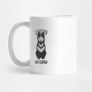 Husky On Watch Mug